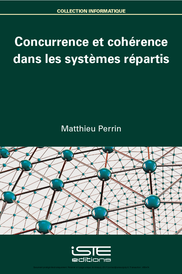 couverture \'Consistence et Cohérence des Systèmes réparties' M. Perrin